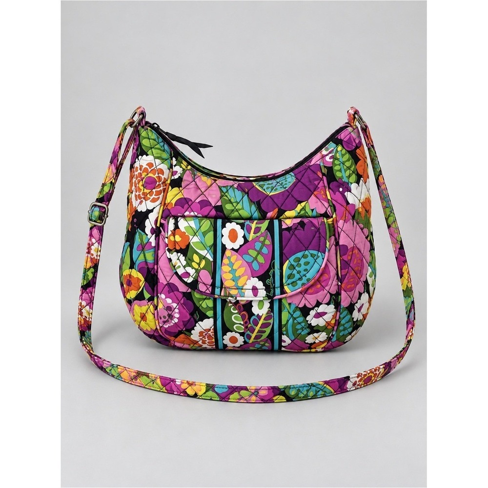 Vera Bradley VaVa Voom Frannie Crossbody Bag Quilted Retired Bohemian